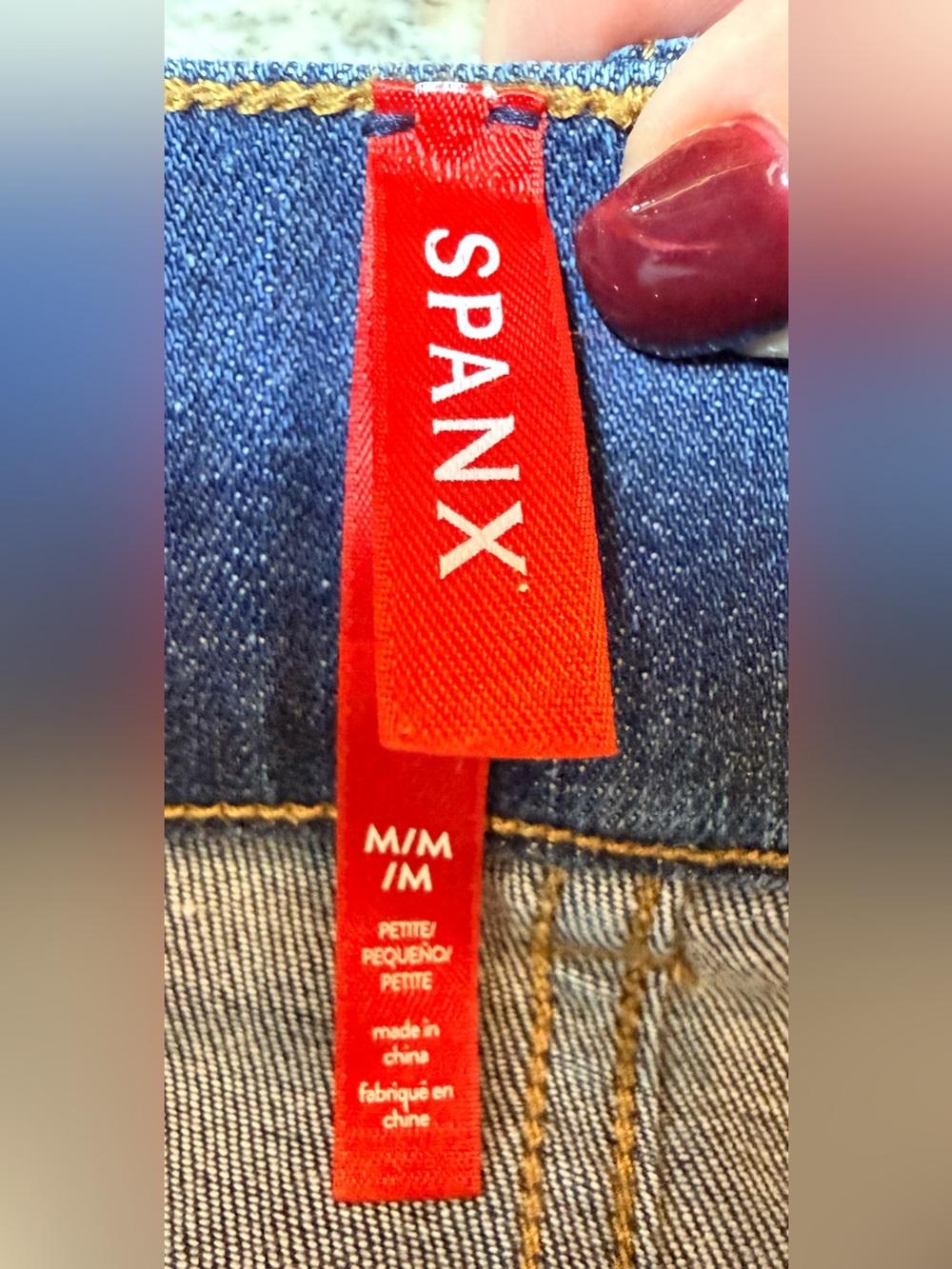 SPANX Dark Wash Flare Jeans - Picture 12 of 12